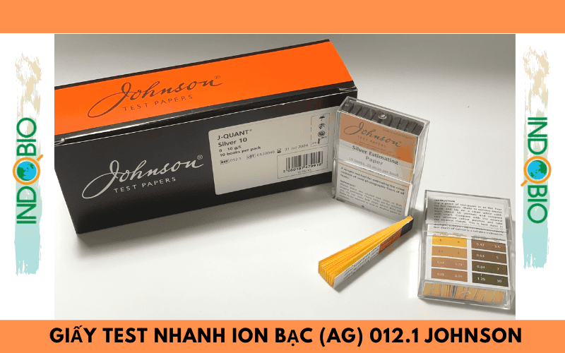 Giấy test kiểm tra ion bạc 012.1 Johnson
